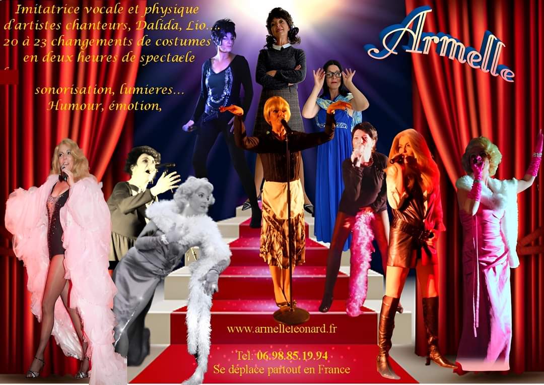 Transformiste de Dalida, Brigitte Bardot....